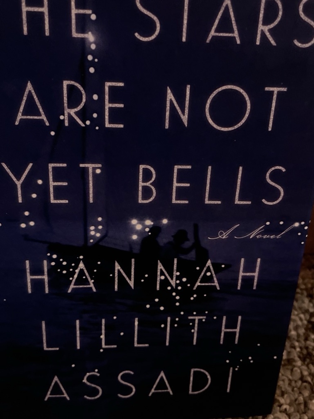 Hannah Lillith Assadi Navy Book Cover Accent